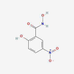 Chemical structure of N,2-Dihydroxy-5-nitrobenzamide