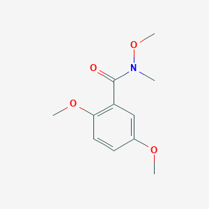 Chemical structure of N,2,5-triMethoxy-N-MethylbenzaMide