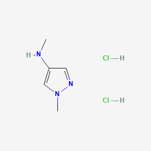 Chemical structure of N,1-Dimethyl-1H-pyrazol-4-amine