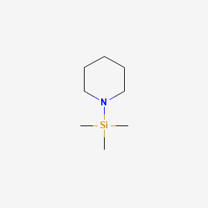 Chemical structure of N-(Trimethylsilyl)-piperidine