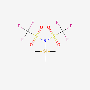 Chemical structure of N-(Trimethylsilyl)bis(trifluoromethanesulfonyl)imide