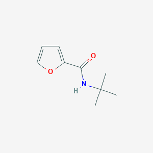 Chemical structure of N-tert-butylfuran-2-carboxamide