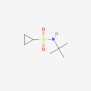 Chemical structure of N-tert-Butylcyclopropanesulfonamide