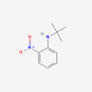 Chemical structure of N-tert-Butyl-2-nitroaniline