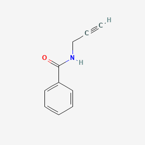 Chemical structure of Benzamide, N-2-propynyl-