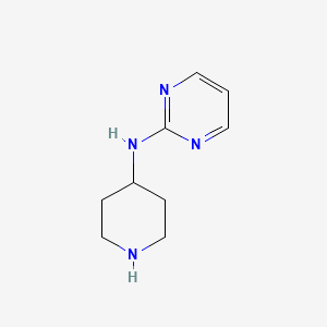 Chemical structure of N-(Piperidin-4-yl)pyrimidin-2-amine