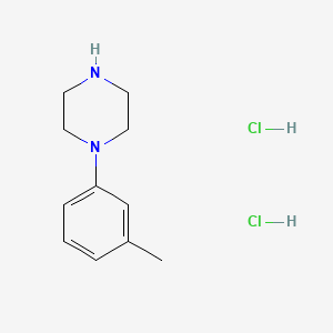 Chemical structure of N-(m-Tolyl)piperazine Dihydrochloride