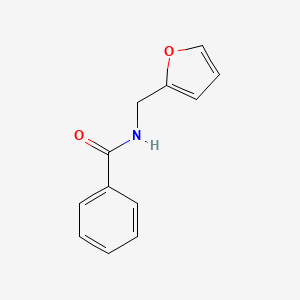 Chemical structure of N-(2-Furylmethyl)benzamide
