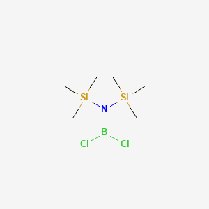 Chemical structure of N-(DICHLOROBORYL)HEXAMETHYLDISILAZANE