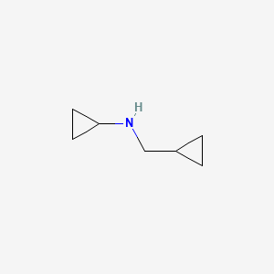 Chemical structure of N-(Cyclopropylmethyl)cyclopropanamine