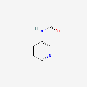 Chemical structure of N-(6-Methylpyridin-3-yl)acetamide