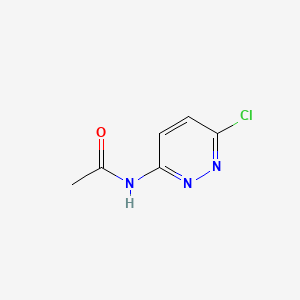 Chemical structure of N-(6-Chloro-3-Pyridazinyl)Acetamide