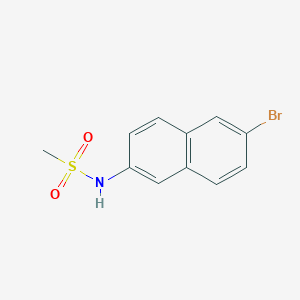 Chemical structure of N-(6-Bromonaphthalen-2-YL)methanesulfonamide