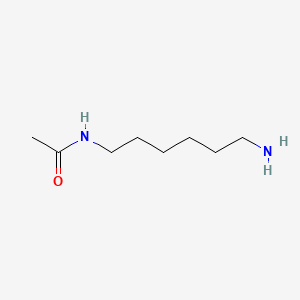 Chemical structure of N-(6-aminohexyl)acetamide