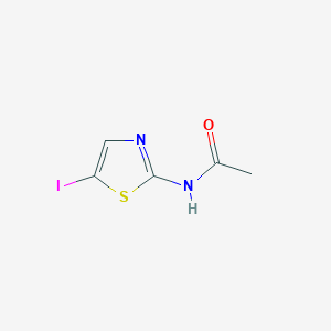 Chemical structure of N-(5-Iodothiazol-2-yl)acetamide