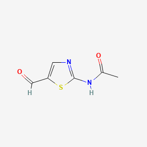 Chemical structure of N-(5-Formylthiazol-2-yl)acetamide