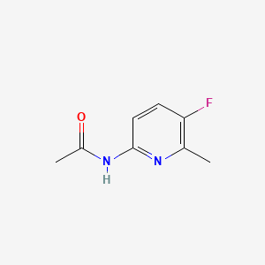 Chemical structure of N-(5-Fluoro-6-methylpyridin-2-yl)acetamide