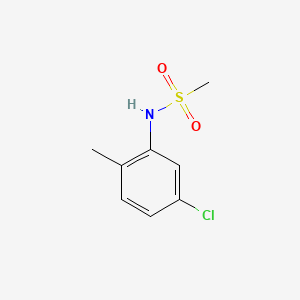 Chemical structure of N-(5-Chloro-2-methylphenyl)methanesulfonamide