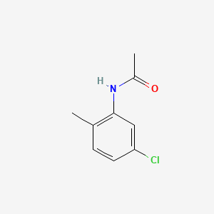Chemical structure of N-(5-Chloro-2-methylphenyl)acetamide