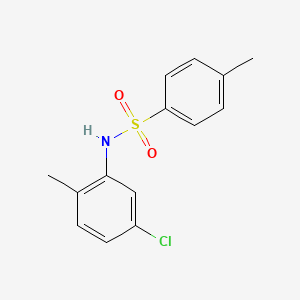 Chemical structure of N-(5-Chloro-2-methylphenyl)-4-methylbenzenesulfonamide