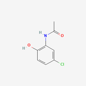 Chemical structure of 2-Acetylamino-4-chlorophenol