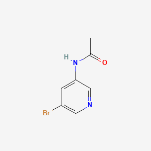 Chemical structure of N-(5-Bromopyridin-3-yl)acetamide