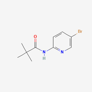 Chemical structure of N-(5-Bromopyridin-2-YL)pivalamide