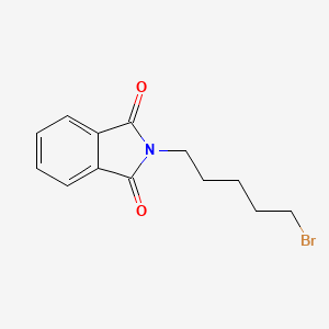 Chemical structure of N-(5-Bromopentyl)phthalimide