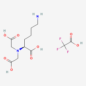 Chemical structure of N-(5-AMINO-1-CARBOXYPENTYL)IMINODIACETIC ACID
