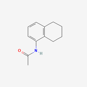 Chemical structure of 1-Acetamido-5,6,7,8-tetrahydronaphthalene