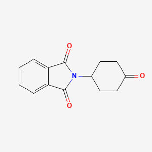 Chemical structure of N-(4-Oxocyclohexyl)phthalimide