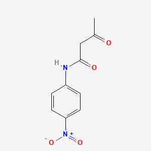 Chemical structure of N-(4-Nitrophenyl)-3-oxobutyramide