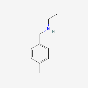 Chemical structure of N-(4-Methylbenzyl)ethanamine