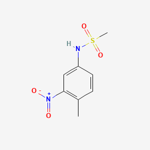 Chemical structure of 4'-Methyl-3'-nitromethanesulfonanilide