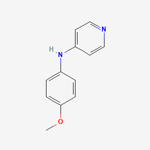 Chemical structure of N-(4-Methoxyphenyl)pyridin-4-amine