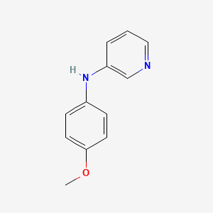 Chemical structure of N-(4-Methoxyphenyl)pyridin-3-amine
