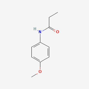 Chemical structure of p-Methoxypropionanilide