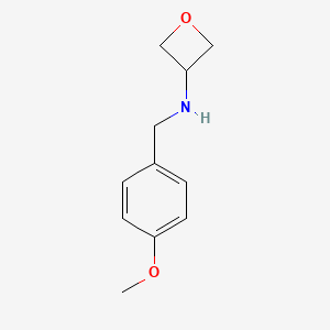 Chemical structure of N-(4-Methoxybenzyl)oxetan-3-amine