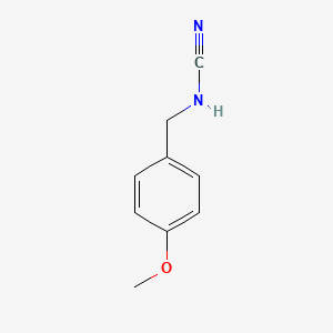 Chemical structure of N-(4-Methoxybenzyl)cyanamide