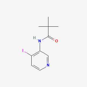 Chemical structure of N-(4-Iodopyridin-3-yl)pivalamide