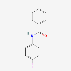 Chemical structure of N-(4-Iodophenyl)benzamide