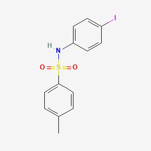 Chemical structure of N-(4-Iodophenyl)-4-methylbenzenesulfonamide