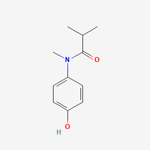 Chemical structure of N-(4-Hydroxyphenyl)-N-methylisobutyramide