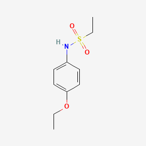 Chemical structure of N-(4-Ethoxyphenyl)ethanesulfonamide
