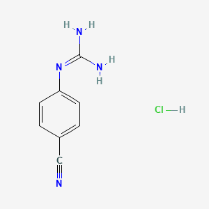 Chemical structure of N-(4-Cyanophenyl)Guanidine Hydrochloride