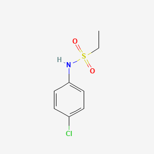 Chemical structure of N-(4-Chlorophenyl)ethanesulfonamide
