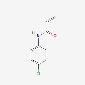 Chemical structure of N-(4-Chlorophenyl)acrylamide
