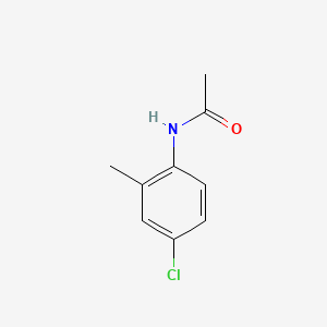 Chemical structure of 4-Chloro-2-methylacetanilide