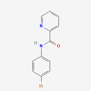 Chemical structure of N-(4-Bromophenyl)picolinamide