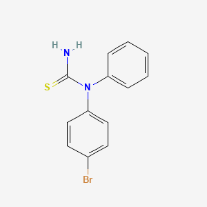 Chemical structure of 1-(4-Bromophenyl)-3-phenylthiourea
